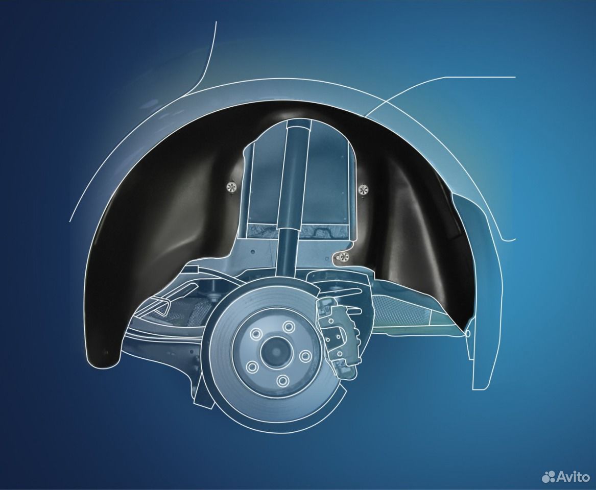 Подкрылки передние и задние на Hyundai i30