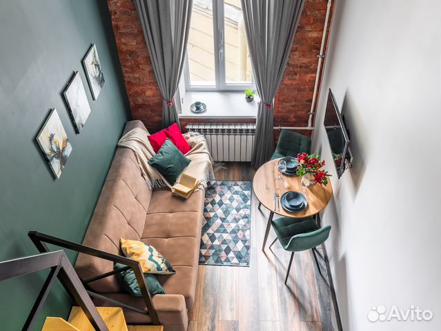 Квартира-студия, 22 м², 2 кровати 
Квартира-студия, 22 м², 2 кровати