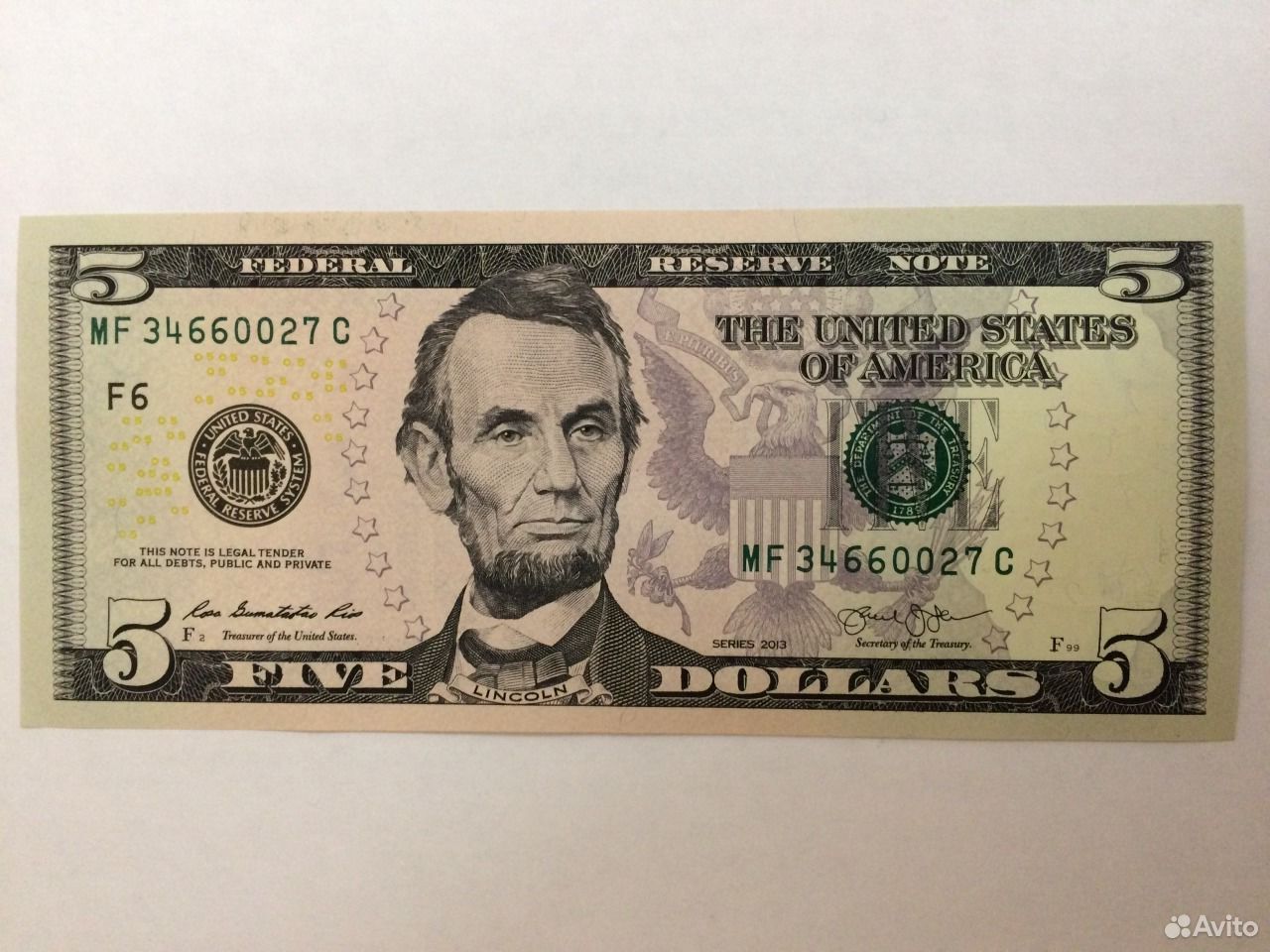 Американский доллар Линкольн Грант Александр II