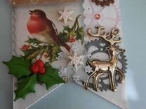 Декупаж Новогодних Флажков Декупаж Новогодних Флажков
