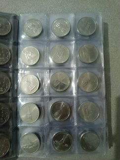 5 и 2 рублевые монеты из наборов, поштучно