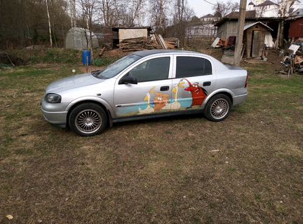Opel Astra 1.8 МТ, 2003, седан