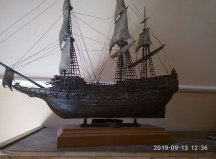 Модель коробля royal sovereing 1637