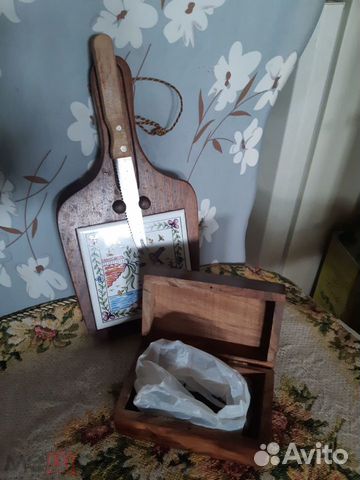 Вышлю винтаж набор 80 90е Португалия сырная доска