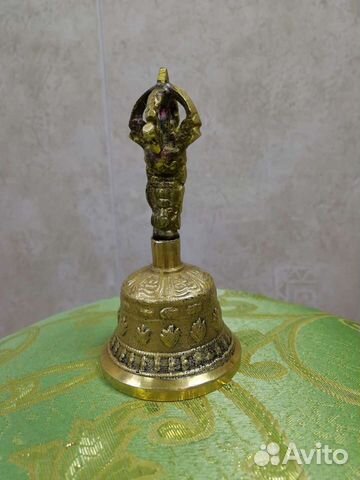 Колокольчик подзывной. винтаж. бронза