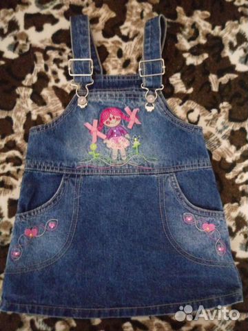 Сарафан джинсовый