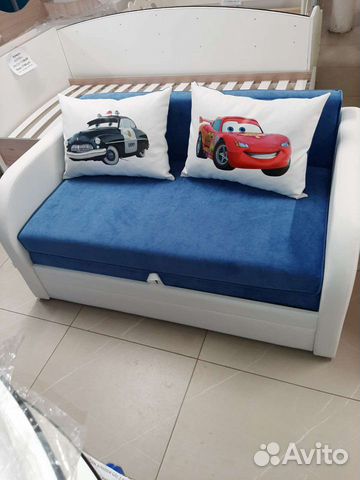 Новый детский диванчик кресло-кровать Тачки 120х17