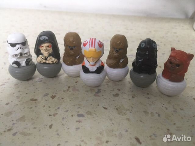 Фигурки герои star wars неваляшки из магазина магн