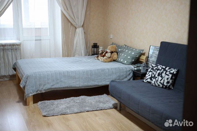

1-к. квартира, 42 м², 2 кровати