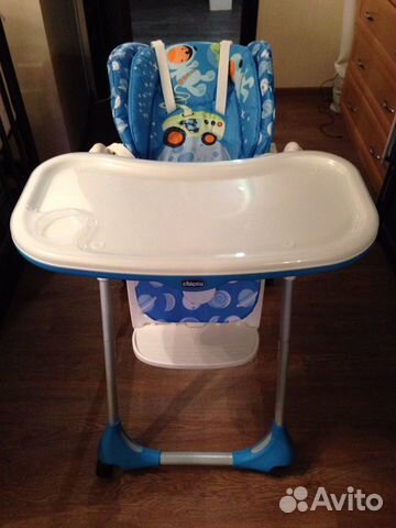 Стульчик для кормления chicco polly