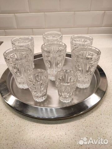 Стаканы стопки хрустальные СССР
