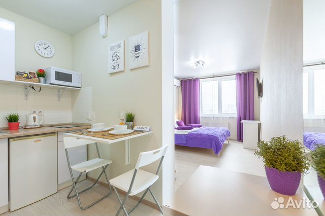 

Квартира-студия, 25 м², 1 кровать