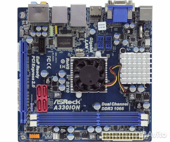 Материнка с процессором и видеокартой