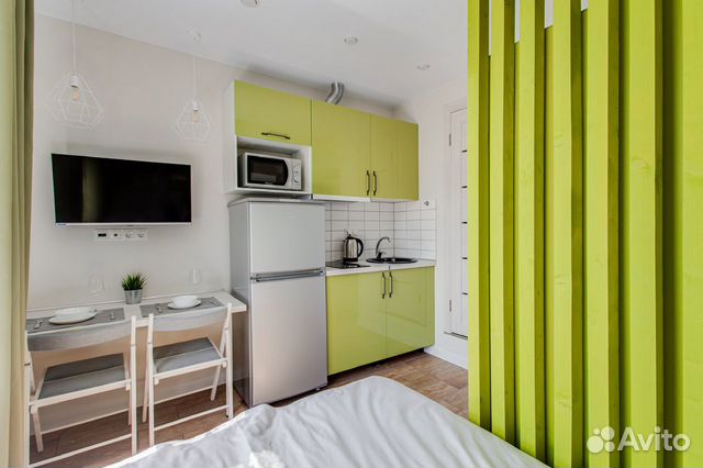 

Квартира-студия, 15 м², 1 кровать
