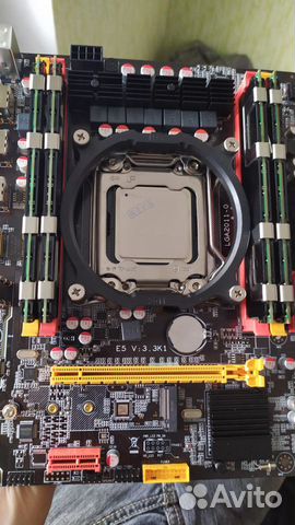 Комплект E5 2689 + Мат плата + 16 озу