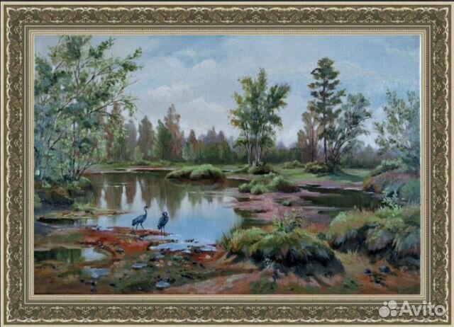 Свободная копия картины И. Шишкина 40х60