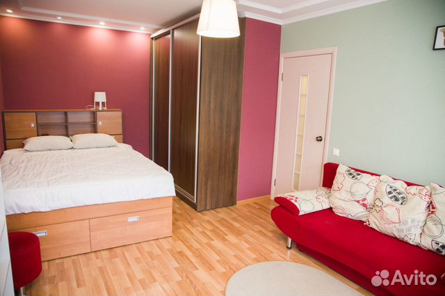 

1-к. квартира, 40 м², 2 кровати