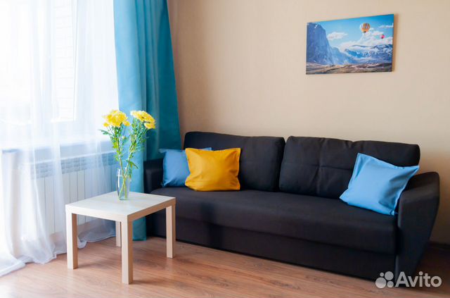 

1-к. квартира, 40 м², 2 кровати
