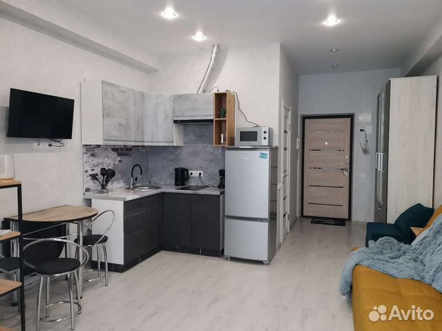 

Квартира-студия, 27 м², 1 кровать
