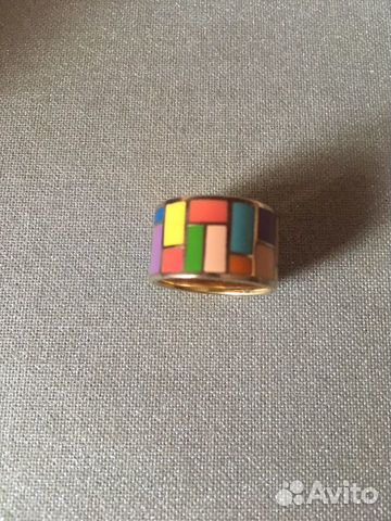Кольцо с эмалью Санлайт