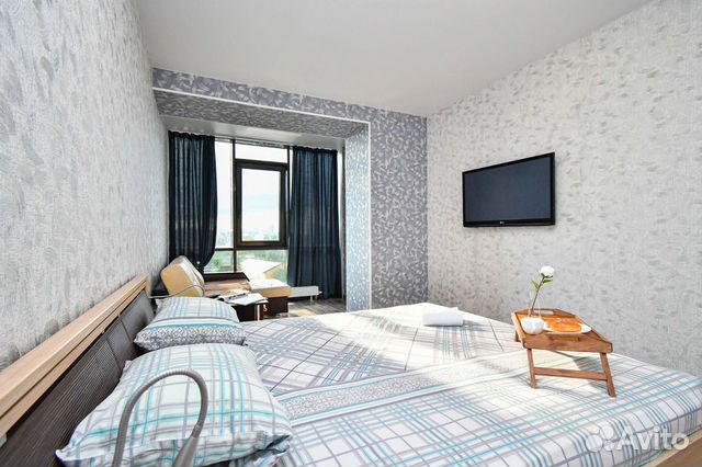 

1-к. квартира, 40 м², 2 кровати
