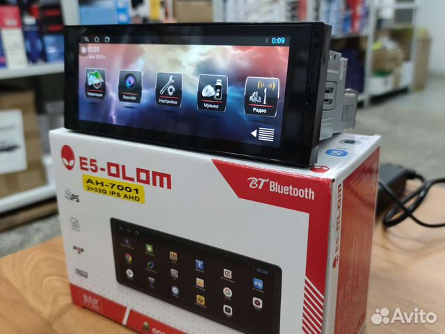 Магнитола 1-DIN,Olom 7001 1/16Gb,Android 10