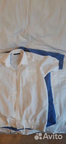 Рубашки школьные на мальчика, 11-13 лет