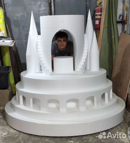 Фальшярусы,фальшторт,муляжи,цилиндры,из пенопласта