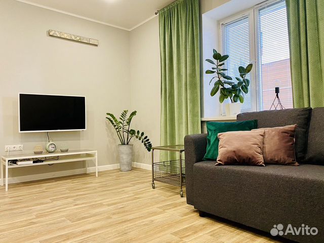 

1-к. квартира, 40 м², 2 кровати