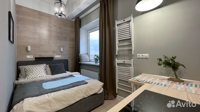

Квартира-студия, 17 м², 1 кровать