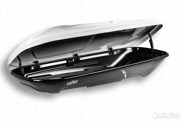 Автомобильный бокс Koffer sport S-480 белый глянец