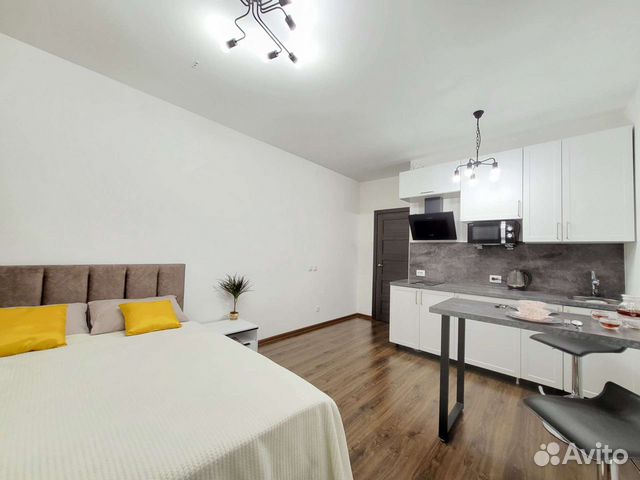 

Квартира-студия, 28 м², 2 кровати