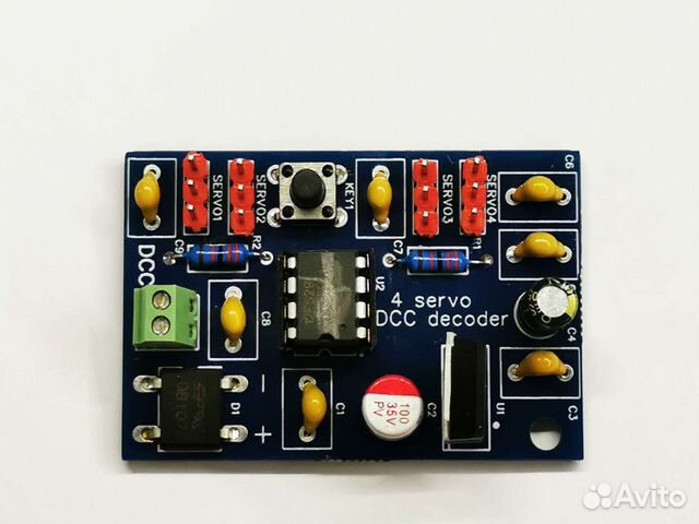 Декодер DCC для 4х сервоприводов