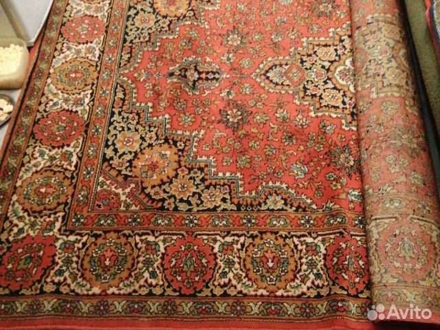 Ковер шерстяной СССР 200, 300см чистый весел на ст