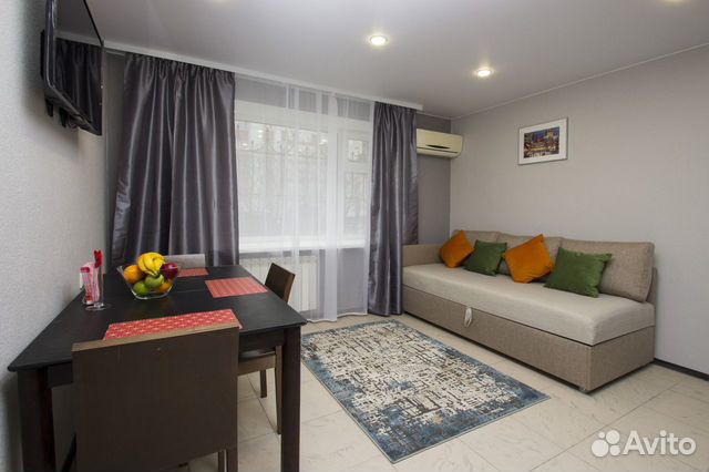 

1-к. квартира, 42 м², 2 кровати