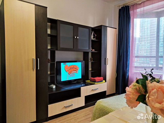 

Квартира-студия, 29 м², 2 кровати