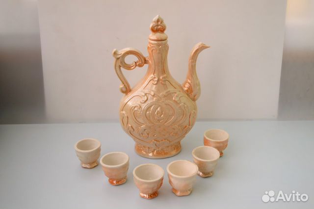 Кувшин керамический восточный (для сакэ и архи)