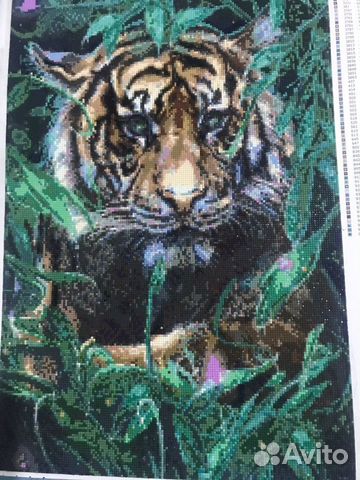 Алмазная вышивка “Тигр» (символ 2022 года)