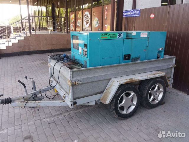 Аренда генератора на прицепе 15-100 кВт