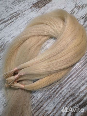 Славянские волосы на капсулах, 62см