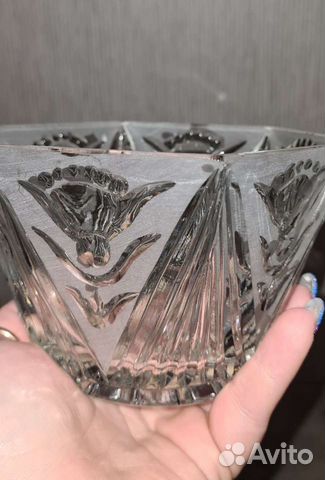 Ваза хрустальная