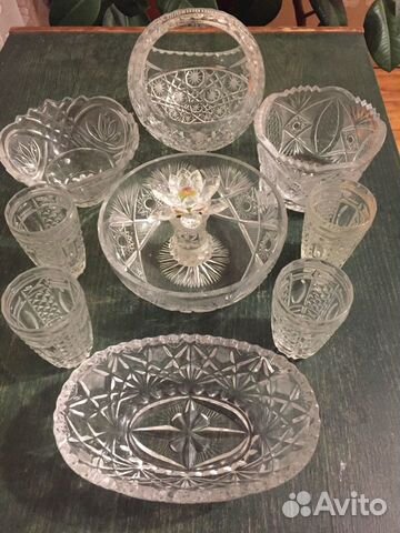 Хрусталь СССР в ассортименте