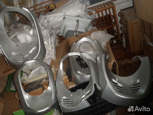 Для скутера пластик облицовка