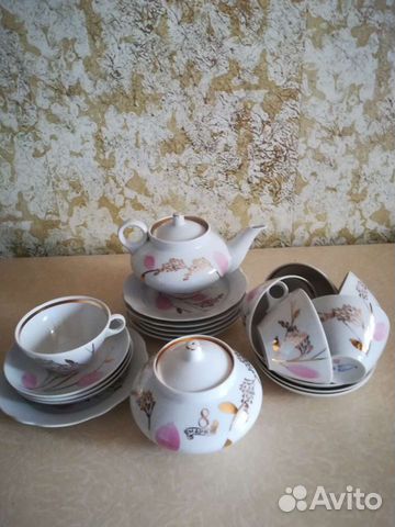 Сервизы ссср,чайные пары,сахарницы