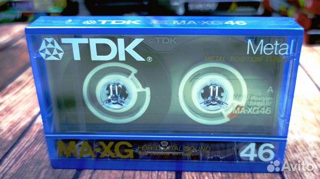 Аудиокассеты TDK MA-XG 46. Japan. 1986