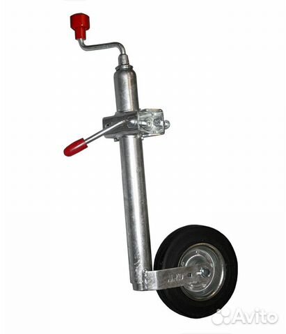 Опорное колесо для лекгового прицепа с хомутом