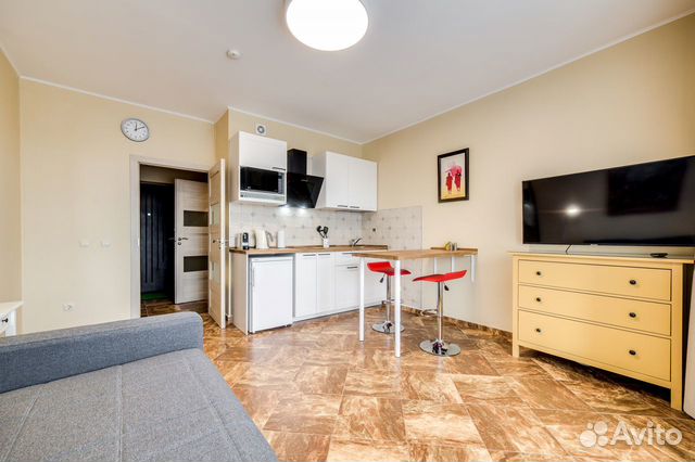 

Квартира-студия, 30 м², 2 кровати