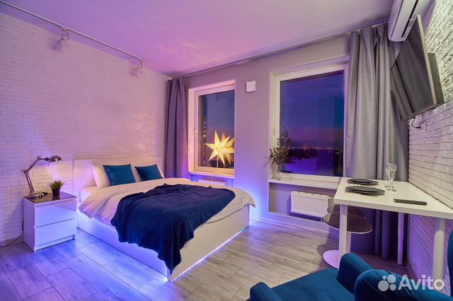 

Квартира-студия в апарт-отеле, 25 м², 1 кровать
