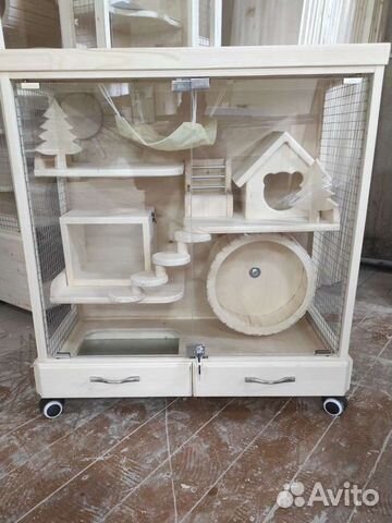 Витрина клетка для шиншилл
