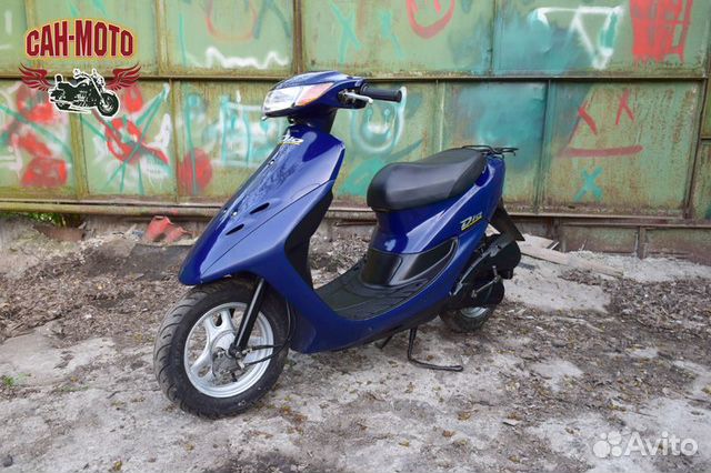 Honda Dio 28zx сине фиолетовый